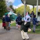 Easter Bunny at Bandstand